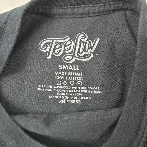 National Sarcastic Society Black T-shirt Humorous Tee by Tee Luv size Small - Picture 9 of 9